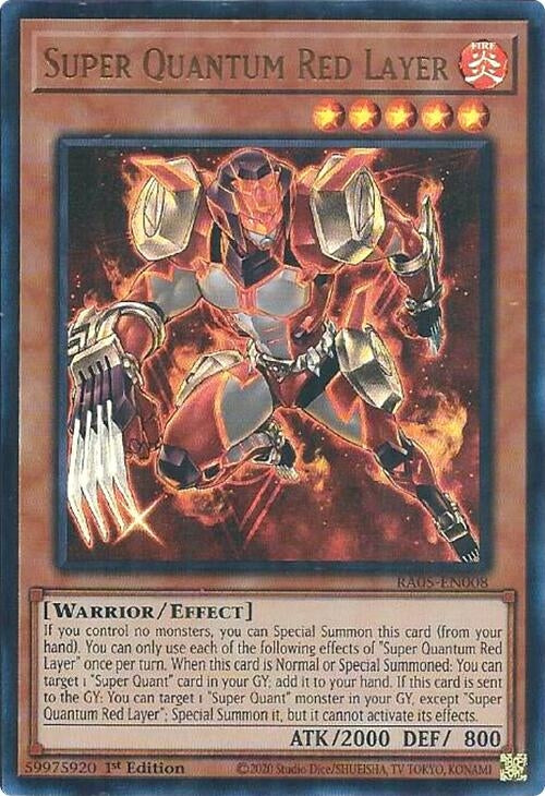 Image for Super Quantum Red Layer (Ultra Rare) (RA05-EN008) (RA05) - YuGiOh