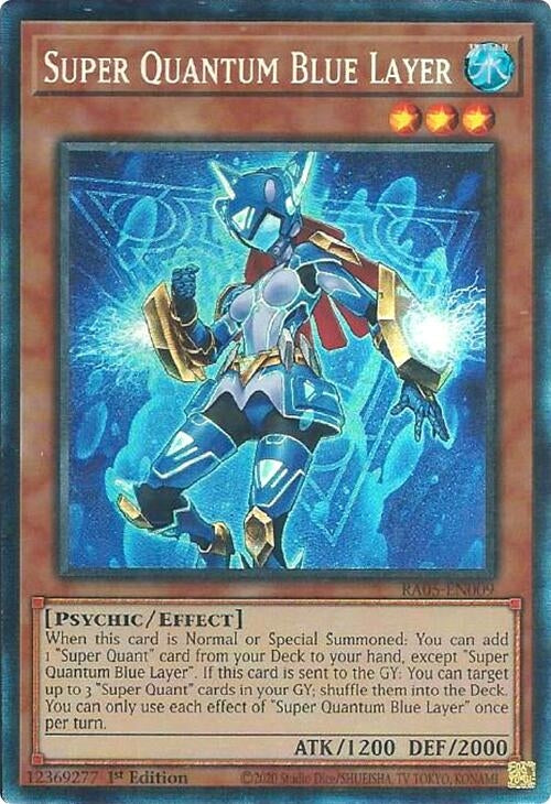 Image for Super Quantum Blue Layer (Collector's Rare) (RA05-EN009) (RA05) - YuGiOh