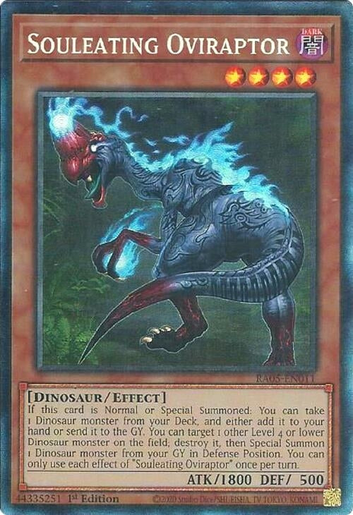 Image for Souleating Oviraptor (Collector's Rare) (RA05-EN011) (RA05) - YuGiOh