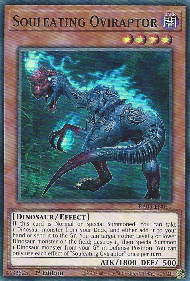 Image for Souleating Oviraptor (RA05-EN011) (RA05) - YuGiOh