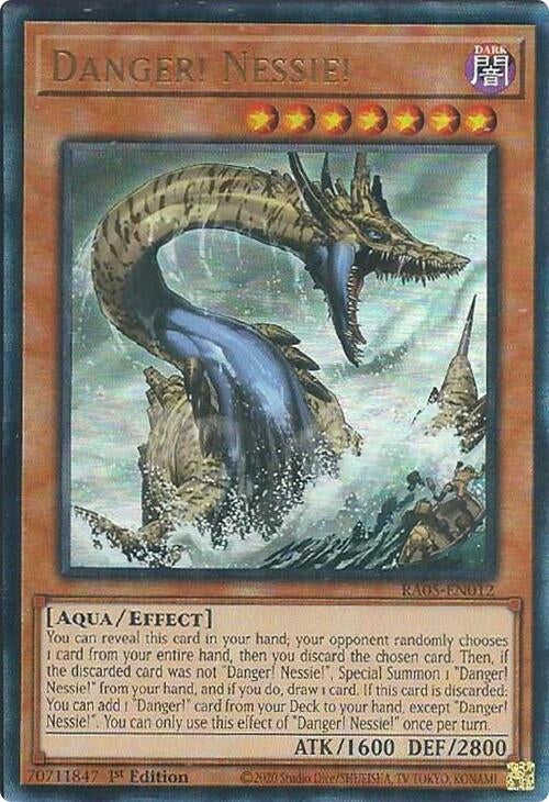 Image for Danger! Nessie! (Ultimate Rare) (RA05-EN012) (RA05) - YuGiOh
