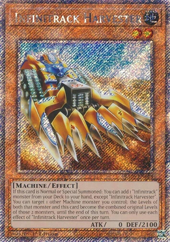Image for Infinitrack Harvester (Platinum Secret Rare) (RA05-EN014) (RA05) - YuGiOh