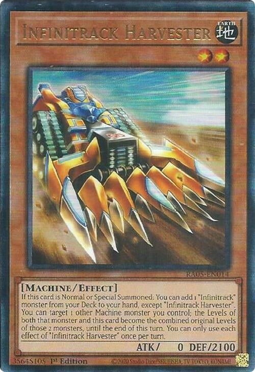 Image for Infinitrack Harvester (Ultimate Rare) (RA05-EN014) (RA05) - YuGiOh