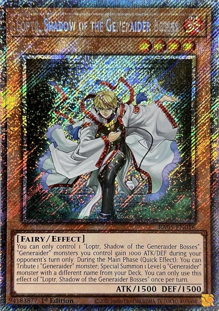 Image for Loptr, Shadow of the Generaider Bosses (Platinum Secret Rare) (RA05-EN016) (RA05) - YuGiOh