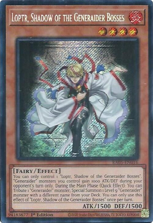 Image for Loptr, Shadow of the Generaider Bosses (Secret Rare) (RA05-EN016) (RA05) - YuGiOh