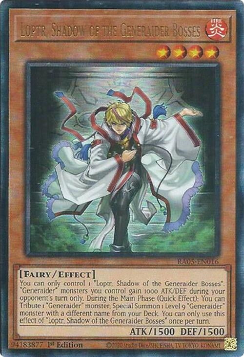 Image for Loptr, Shadow of the Generaider Bosses (Ultimate Rare) (RA05-EN016) (RA05) - YuGiOh