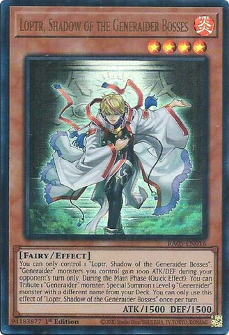 Image for Loptr, Shadow of the Generaider Bosses (Ultra Rare) (RA05-EN016) (RA05) - YuGiOh