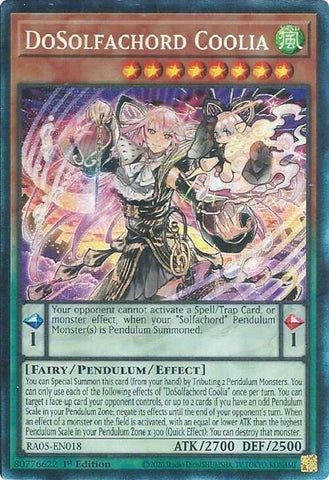 Image for DoSolfachord Coolia (Collector's Rare) (RA05-EN018) (RA05) - YuGiOh