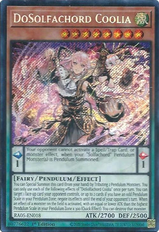Image for DoSolfachord Coolia (Secret Rare) (RA05-EN018) (RA05) - YuGiOh