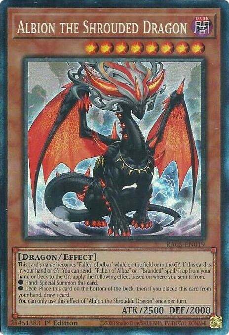 Image for Albion the Shrouded Dragon (Collector's Rare) (RA05-EN019) (RA05) - YuGiOh