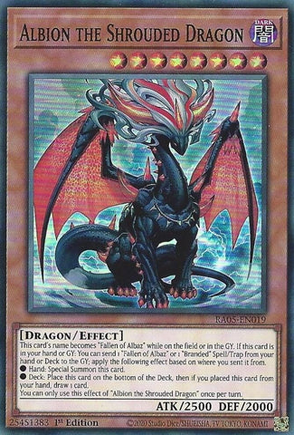 Image for Albion the Shrouded Dragon (RA05-EN019) (RA05) - YuGiOh