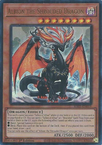 Image for Albion the Shrouded Dragon (Ultra Rare) (RA05-EN019) (RA05) - YuGiOh