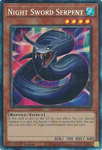 Image for Night Sword Serpent (Collector's Rare) (RA05-EN020) (RA05) - YuGiOh
