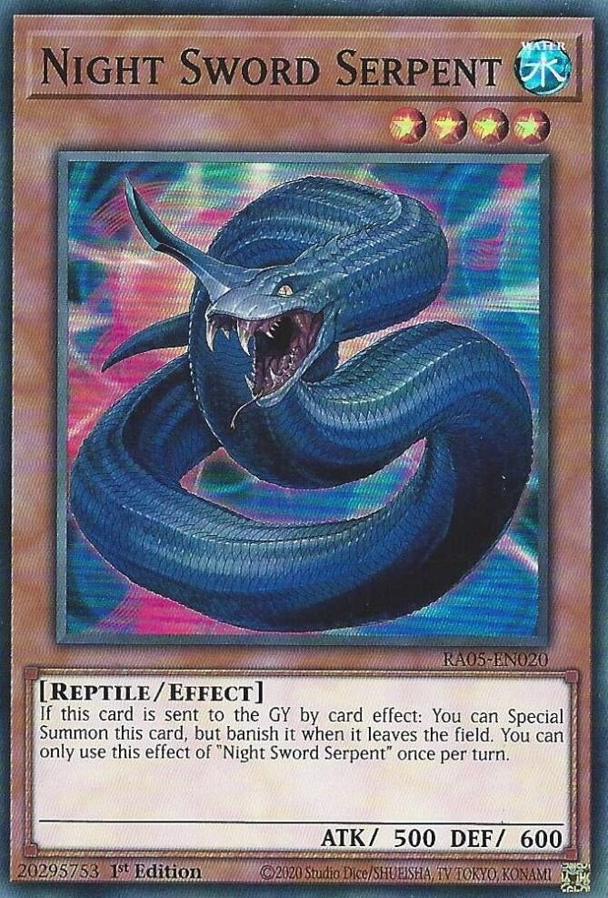 Image for Night Sword Serpent (RA05-EN020) (RA05) - YuGiOh