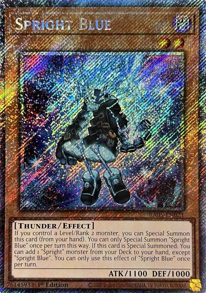 Image for Spright Blue (Platinum Secret Rare) (RA05-EN021) (RA05) - YuGiOh