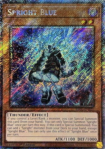Image for Spright Blue (Platinum Secret Rare) (RA05-EN021) (RA05) - YuGiOh