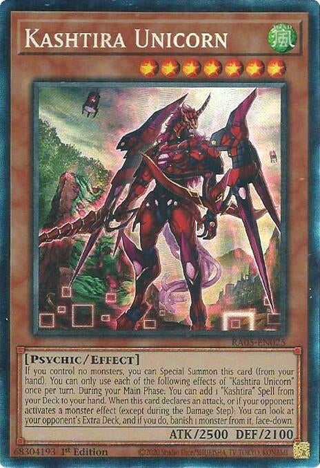 Image for Kashtira Unicorn (Collector's Rare) (RA05-EN025) (RA05) - YuGiOh