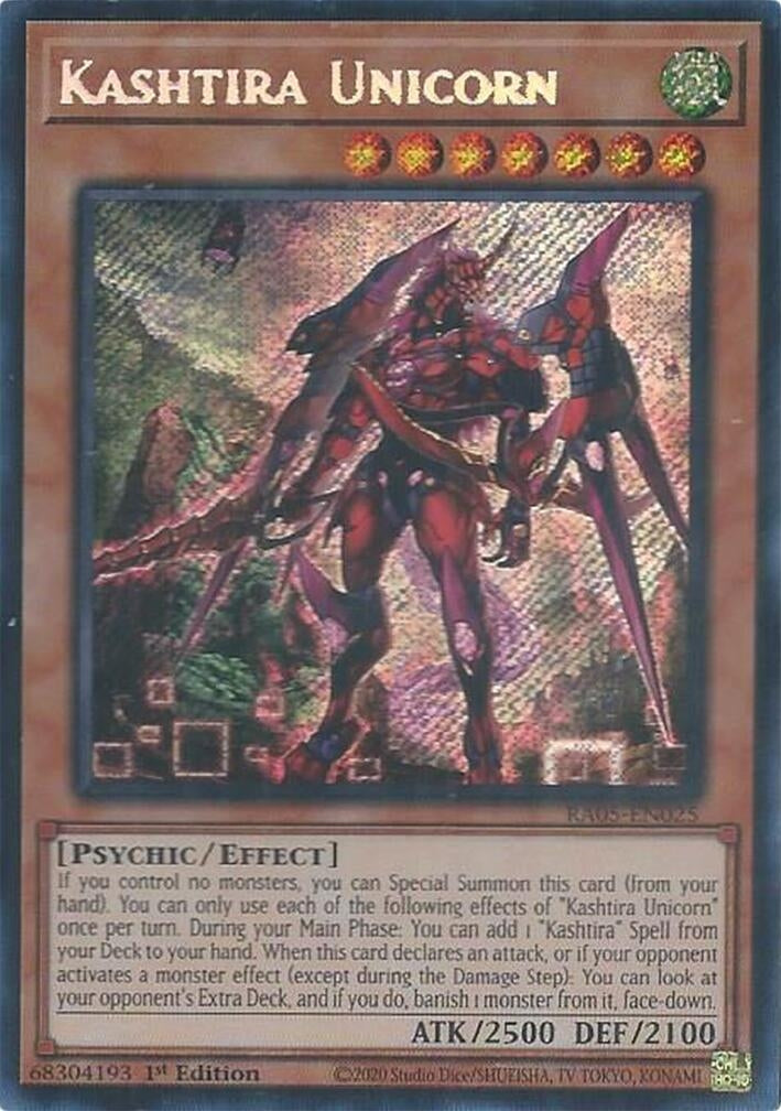 Image for Kashtira Unicorn (Secret Rare) (RA05-EN025) (RA05) - YuGiOh