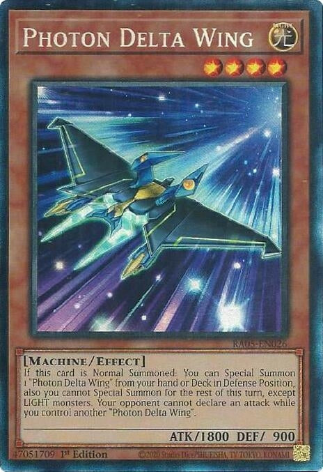 Image for Photon Delta Wing (Collector's Rare) (RA05-EN026) (RA05) - YuGiOh