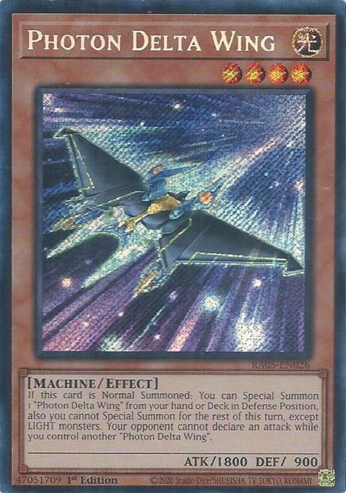 Image for Photon Delta Wing (Secret Rare) (RA05-EN026) (RA05) - YuGiOh