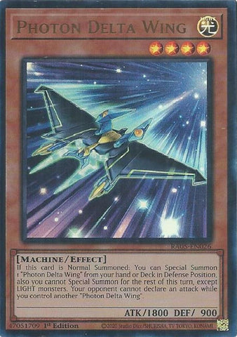 Image for Photon Delta Wing (Ultra Rare) (RA05-EN026) (RA05) - YuGiOh
