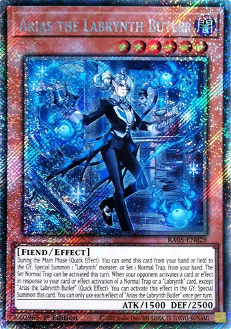 Image for Arias the Labrynth Butler (Platinum Secret Rare) (RA05-EN028) (RA05) - YuGiOh