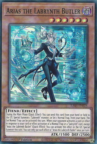Image for Arias the Labrynth Butler (RA05-EN028) (RA05) - YuGiOh