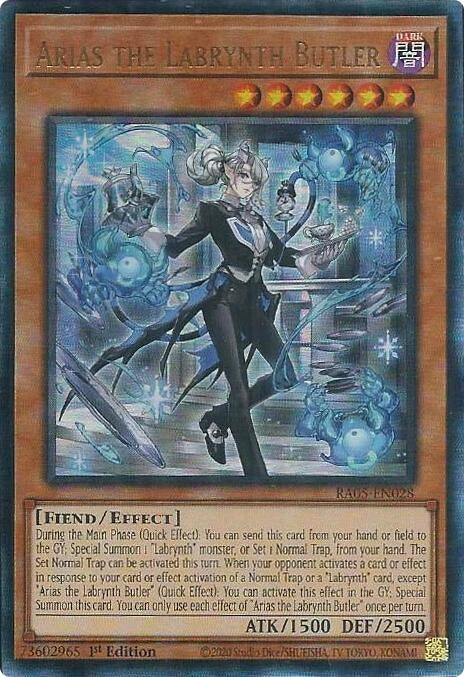 Image for Arias the Labrynth Butler (Ultimate Rare) (RA05-EN028) (RA05) - YuGiOh