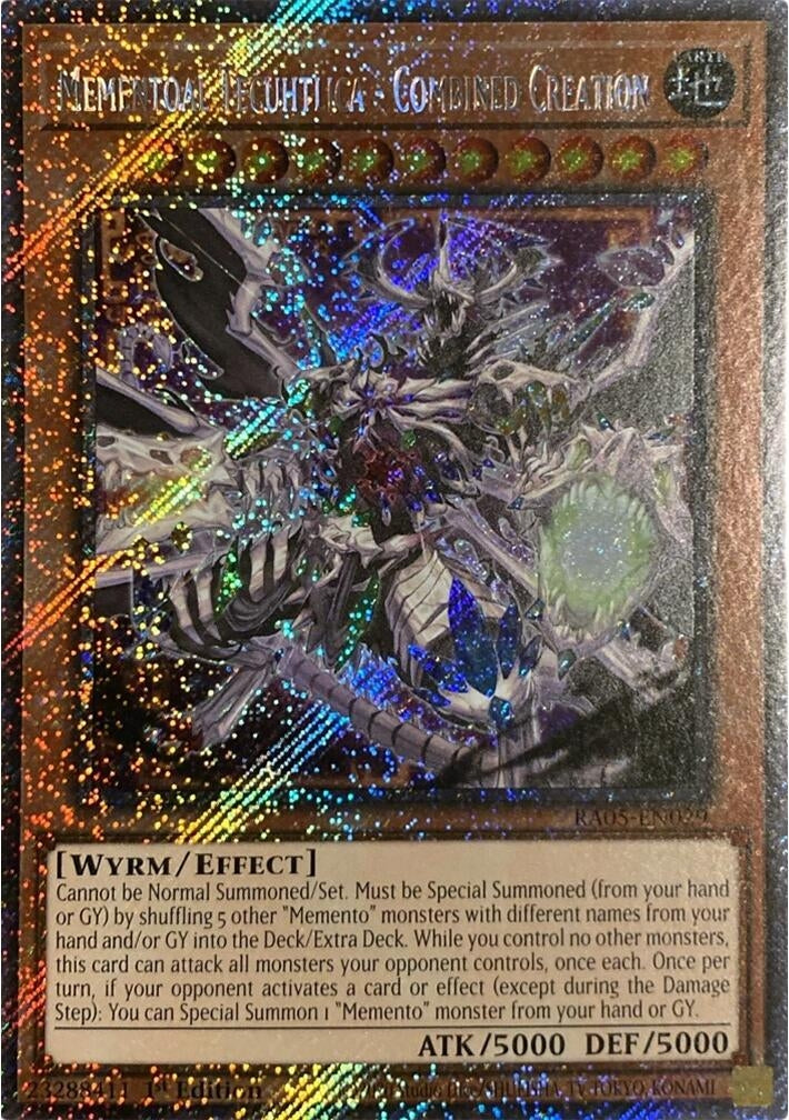 Image for Mementoal Tecuhtlica - Combined Creation (Platinum Secret Rare) (RA05-EN029) (RA05) - YuGiOh