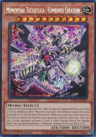 Image for Mementoal Tecuhtlica - Combined Creation (Secret Rare) (RA05-EN029) (RA05) - YuGiOh