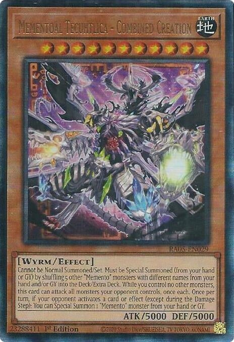 Image for Mementoal Tecuhtlica - Combined Creation (Ultimate Rare) (RA05-EN029) (RA05) - YuGiOh