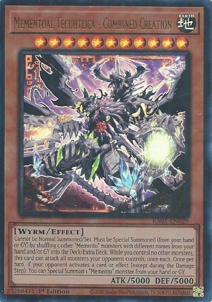 Image for Mementoal Tecuhtlica - Combined Creation (Ultra Rare) (RA05-EN029) (RA05) - YuGiOh