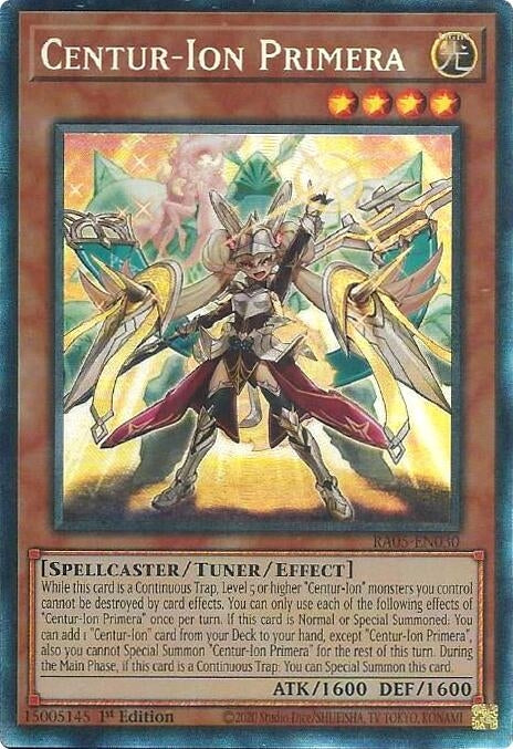 Image for Centur-Ion Primera (Collector's Rare) (RA05-EN030) (RA05) - YuGiOh