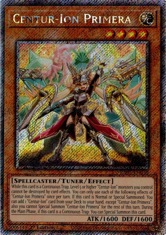 Image for Centur-Ion Primera (Platinum Secret Rare) (RA05-EN030) (RA05) - YuGiOh