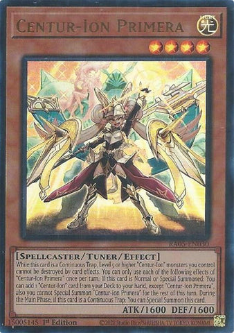Image for Centur-Ion Primera (Ultra Rare) (RA05-EN030) (RA05) - YuGiOh