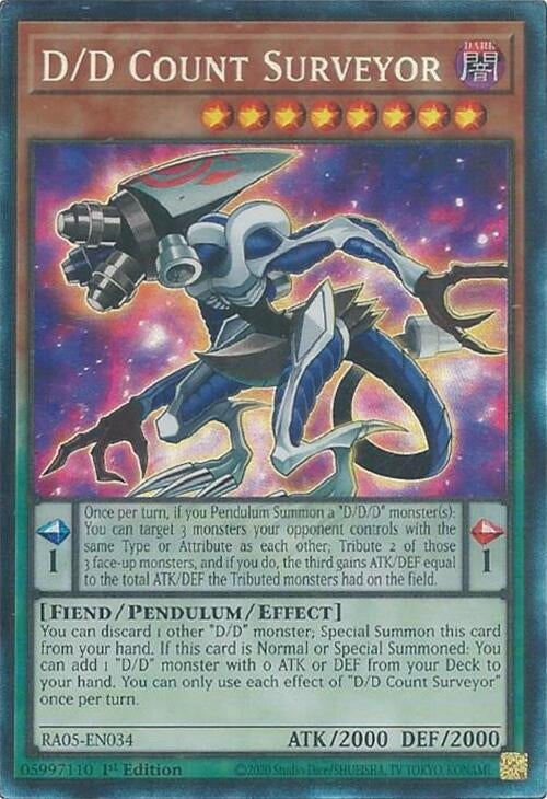 Image for D/D Count Surveyor (Collector's Rare) (RA05-EN034) (RA05) - YuGiOh