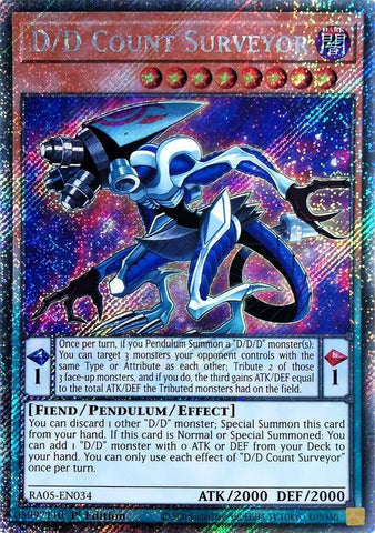 Image for D/D Count Surveyor (Platinum Secret Rare) (RA05-EN034) (RA05) - YuGiOh