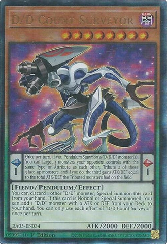 Image for D/D Count Surveyor (Ultimate Rare) (RA05-EN034) (RA05) - YuGiOh