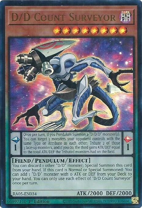 Image for D/D Count Surveyor (Ultra Rare) (RA05-EN034) (RA05) - YuGiOh