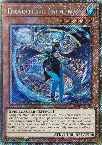 Image for Dracotail Faimena (Platinum Secret Rare) (RA05-EN035) (RA05) - YuGiOh