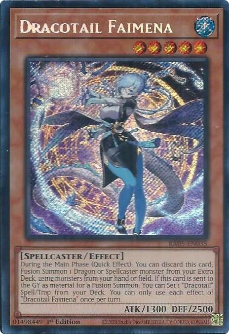 Image for Dracotail Faimena (Secret Rare) (RA05-EN035) (RA05) - YuGiOh