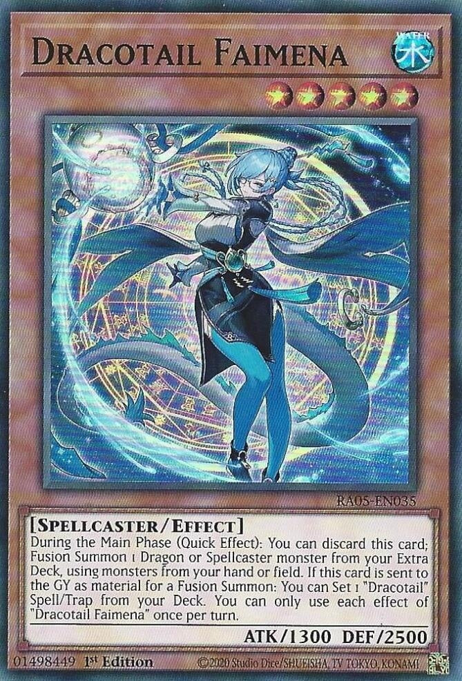 Image for Dracotail Faimena (RA05-EN035) (RA05) - YuGiOh