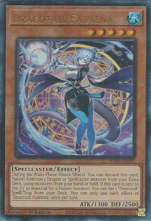 Image for Dracotail Faimena (Ultimate Rare) (RA05-EN035) (RA05) - YuGiOh