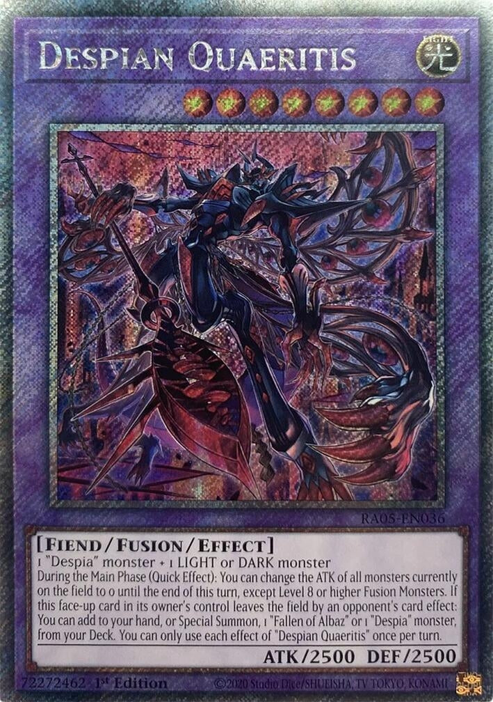 Image for Despian Quaeritis (Platinum Secret Rare) (RA05-EN036) (RA05) - YuGiOh