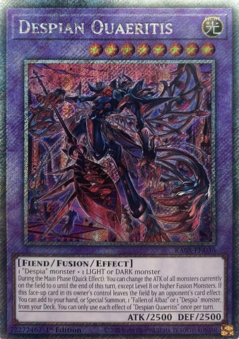 Image for Despian Quaeritis (Platinum Secret Rare) (RA05-EN036) (RA05) - YuGiOh