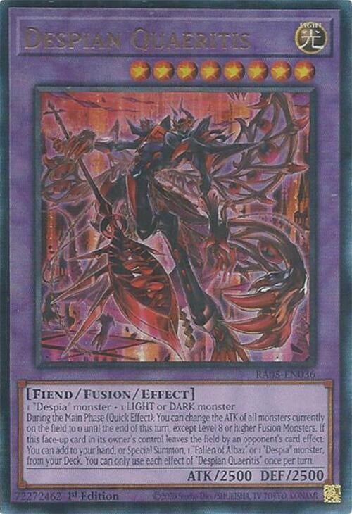 Image for Despian Quaeritis (Ultimate Rare) (RA05-EN036) (RA05) - YuGiOh