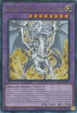 Image for Albion the Sanctifire Dragon (Ultimate Rare) (RA05-EN037) (RA05) - YuGiOh