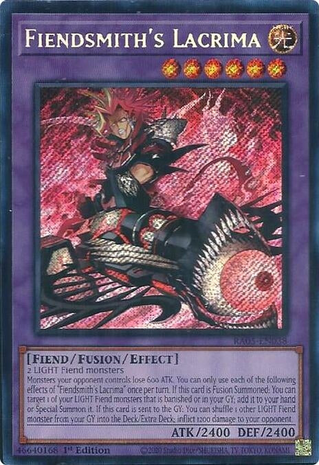 Image for Fiendsmith's Lacrima (Secret Rare) (RA05-EN038) (RA05) - YuGiOh
