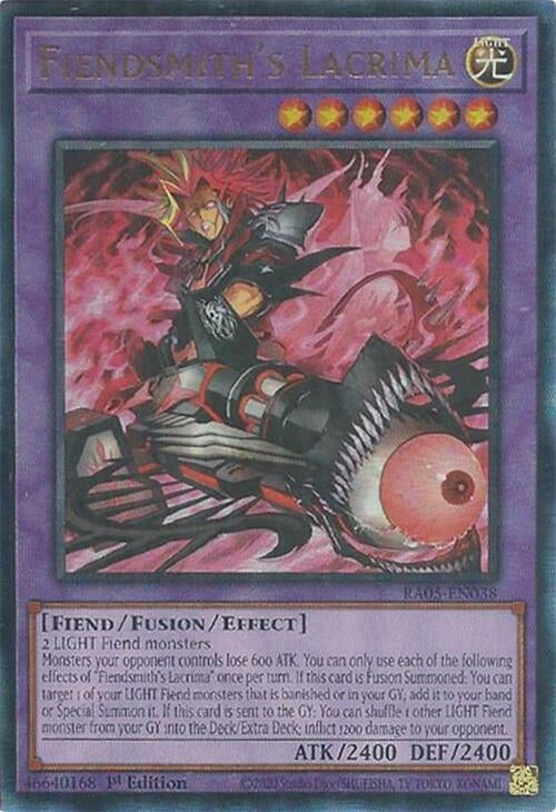 Image for Fiendsmith's Lacrima (Ultimate Rare) (RA05-EN038) (RA05) - YuGiOh