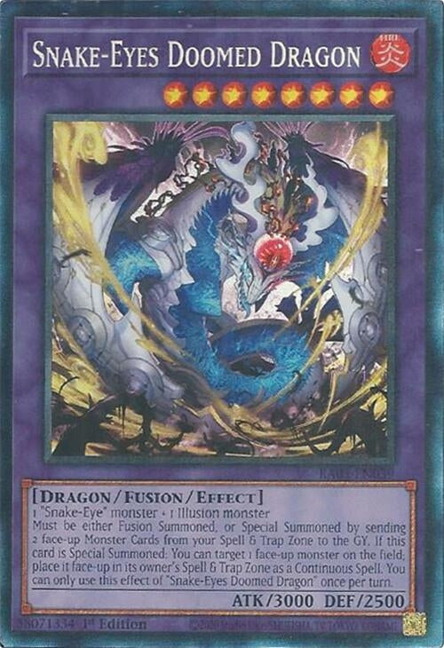 Image for Snake-Eyes Doomed Dragon (Collector's Rare) (RA05-EN039) (RA05) - YuGiOh